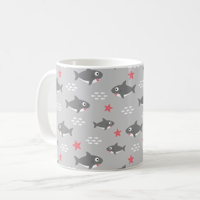 Shark Coffee Mug (Front Left)