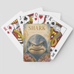 Shark Coral Shelf Wildlife Playing Cards