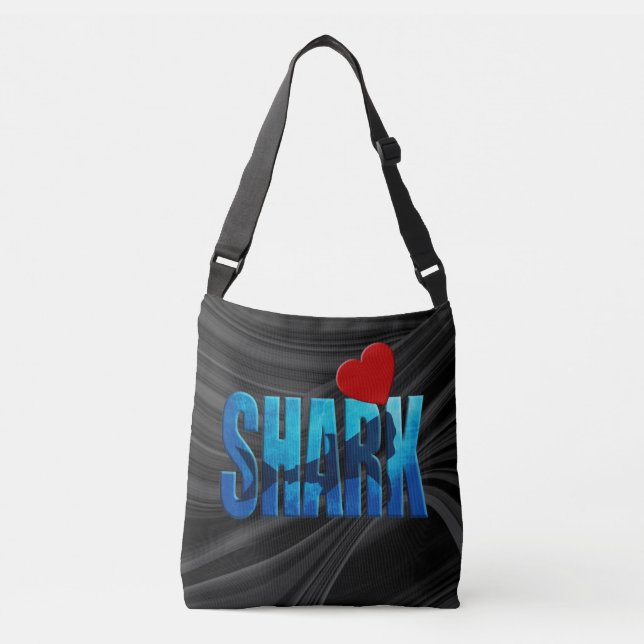 shark  crossbody bag (Front)
