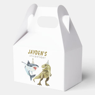 Shark & Dino Birthday Party Favour Box