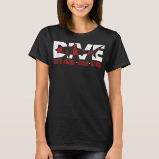 SHARK DIVE Hawaii North Shore Oahu DIVING  T-Shirt