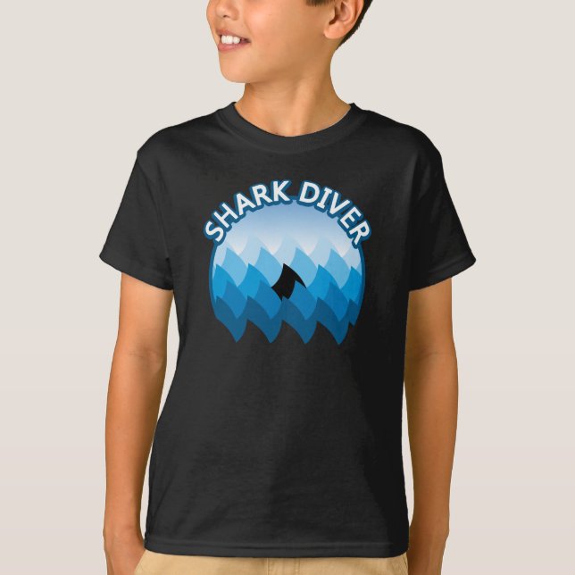 Shark Diver T-Shirt (Front)