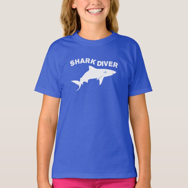 Shark Diver T-Shirt (Front)