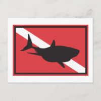 Shark Diving Flag