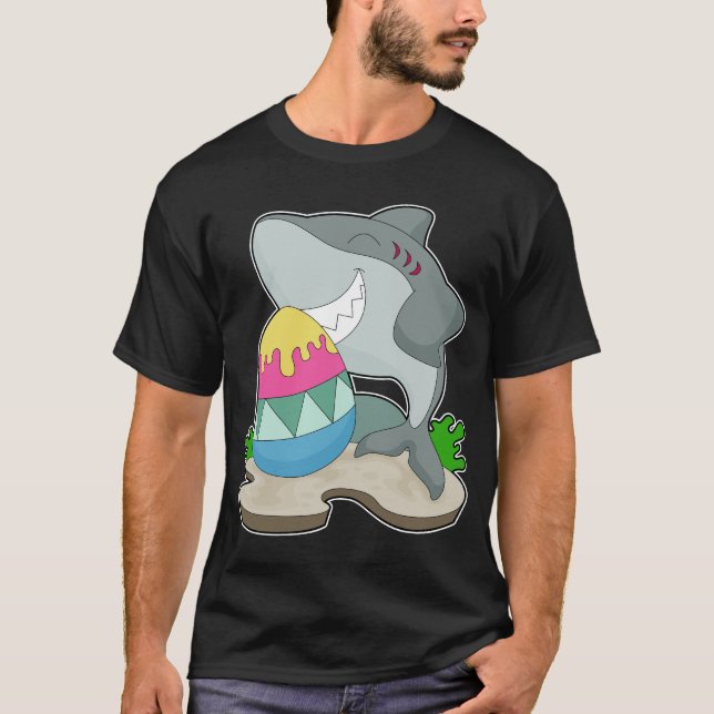 Shark Easter Easter egg T-Shirt (Front)