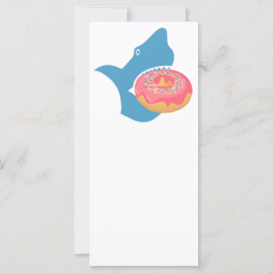 Shark eating a doughnut