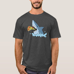 Shark Eating Pizza  1447  T-Shirt