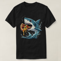 Shark Eating Pizza Funny Pizza Lover
