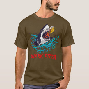 Shark Eating Pizza T-Shirt