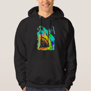 Shark Face Fish Pop Art Hoodie