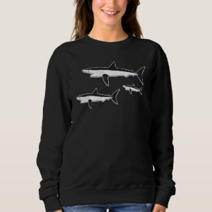 Shark Family Week Daddy Mummy Baby Boys Girls Men Sweatshirt