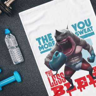 Shark Fighter Quote Towel