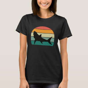 Shark Fin Bite White Whale Shark Predator Fish Sea T-Shirt