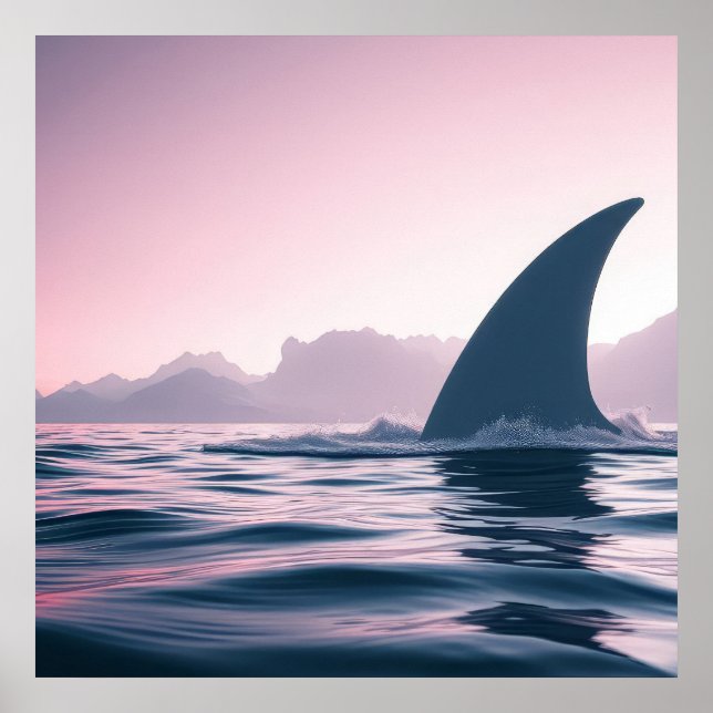 Shark Fin Power Poster (Front)