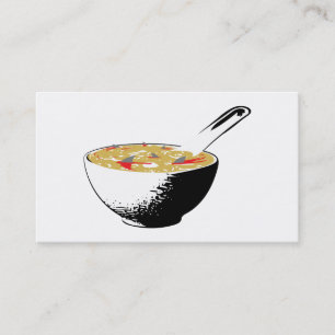 shark fin soup business card