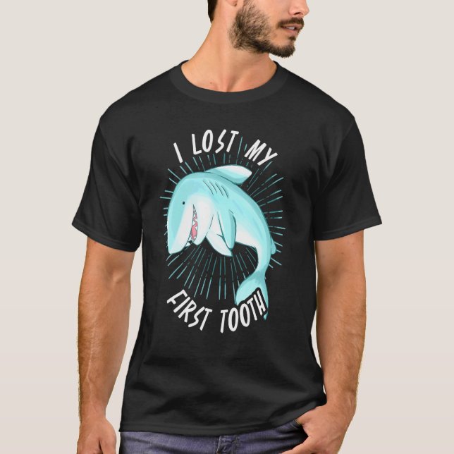Shark First Tooth Lost Marine Biologists Apparel T-Shirt (Front)