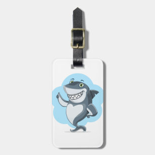 Shark Fish Swim Home Personalise Destiny Destiny'S Luggage Tag