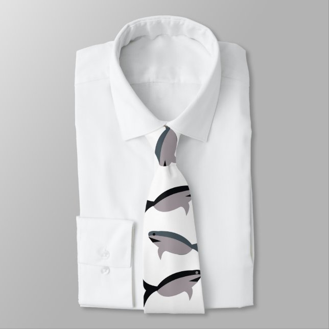 Shark Fish Tie (Tied)