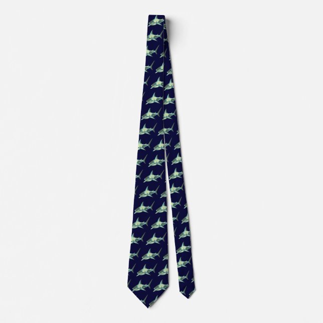 shark fish, wild animals tie (Front)