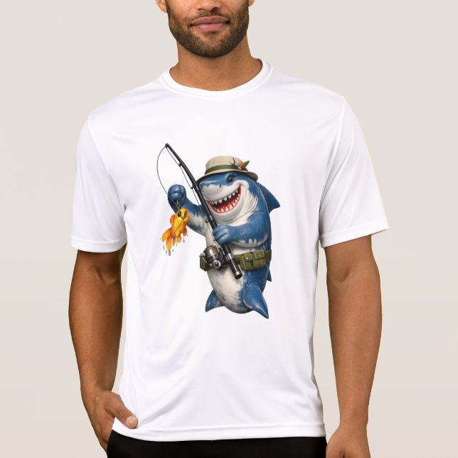Shark Fisher 4D Gold Catch Tee (Front)
