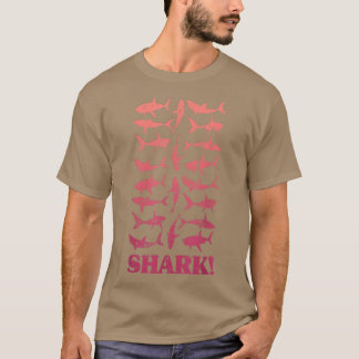 Shark Fishing Boat Fishing Ocean Sports Shark Surf T-Shirt