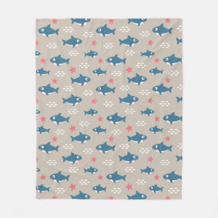 Shark Fleece Blanket