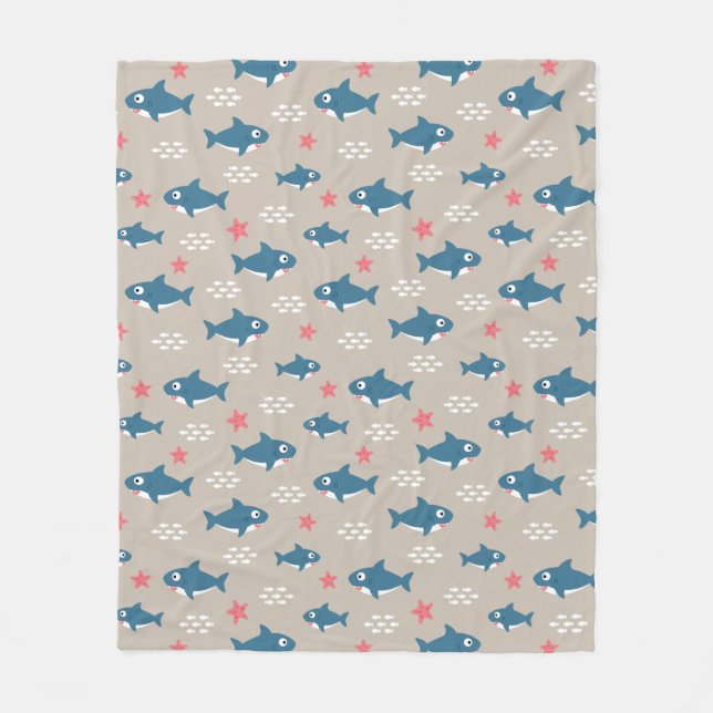 Shark Fleece Blanket (Front)