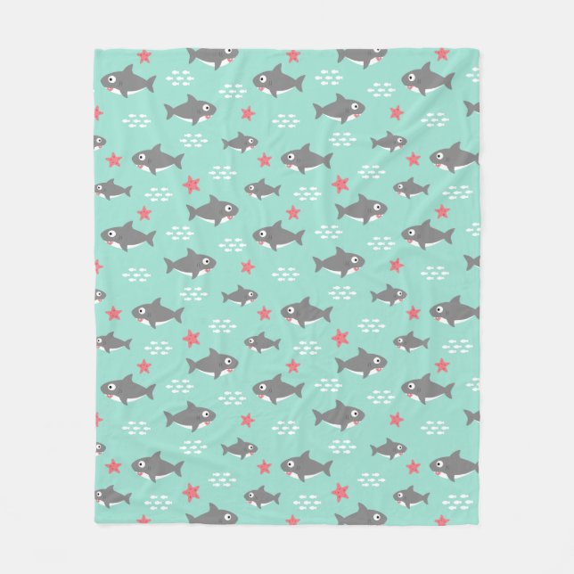Shark Fleece Blanket (Front)
