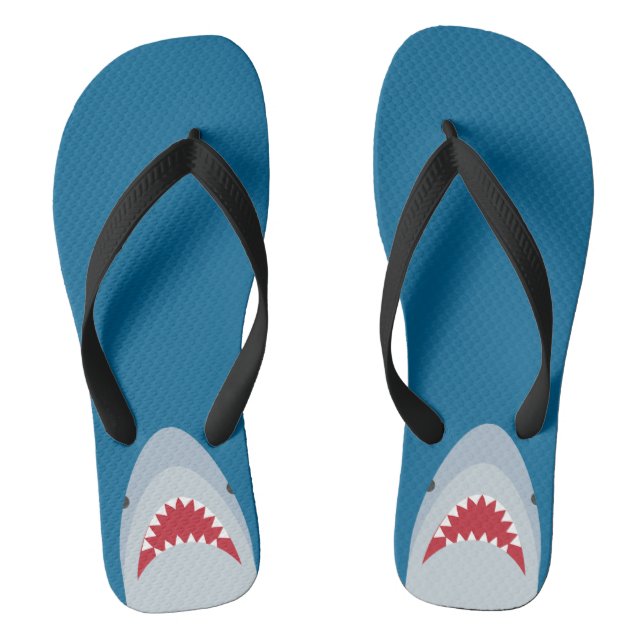 Shark Flip Flops (Footbed)