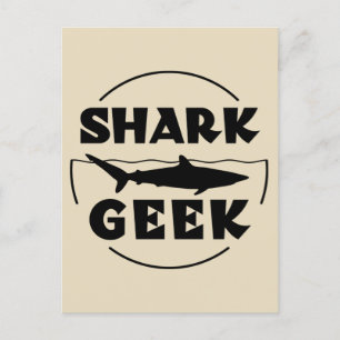 Shark Geek Design For Shark Lovers Postcard