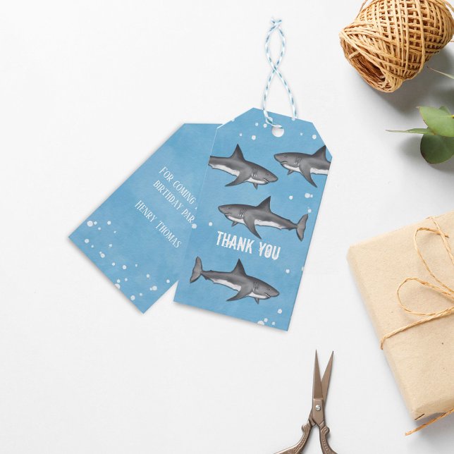 Shark  gift tags (Creator Uploaded)
