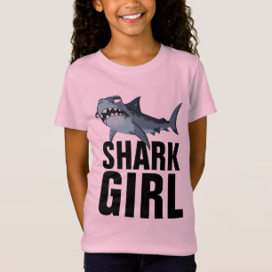 SHARK GIRL KIDS T-SHIRTS