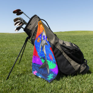 SHARK! GOLF TOWEL