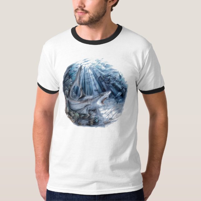 Shark - Gray Reef T-Shirt (Front)