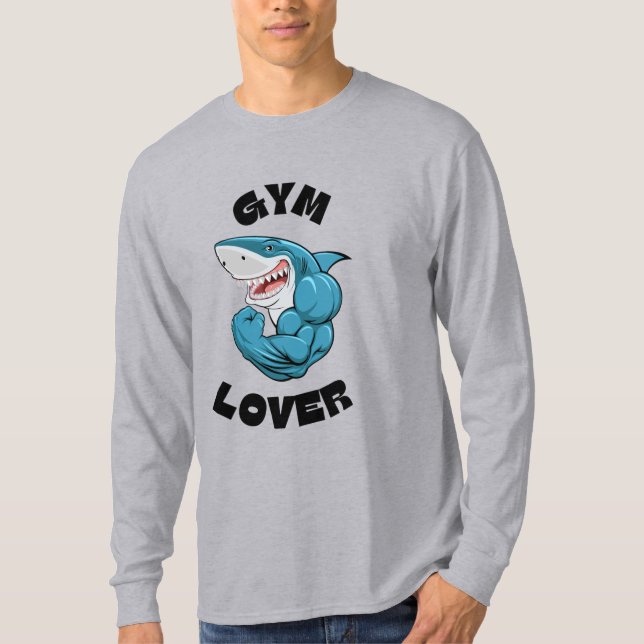 Shark Gym Lover T-Shirt (Front)