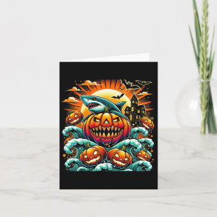 Shark Halloween Card