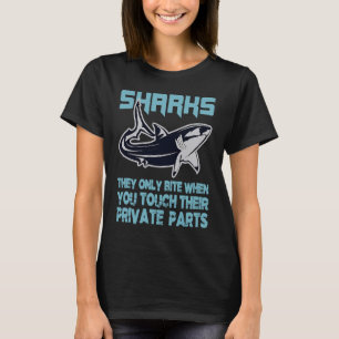 Shark I Bites Great white Ocean Wave Sea Diving T-Shirt