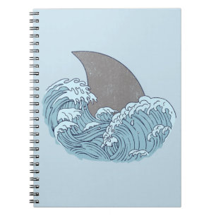 Shark illustration notebook