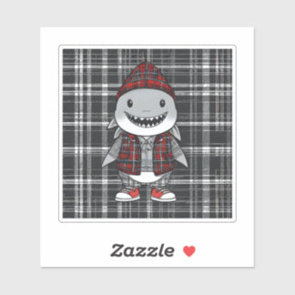 shark in Scottish Disguise – charming tartan shark
