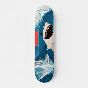 Shark in the Ocean Skateboard