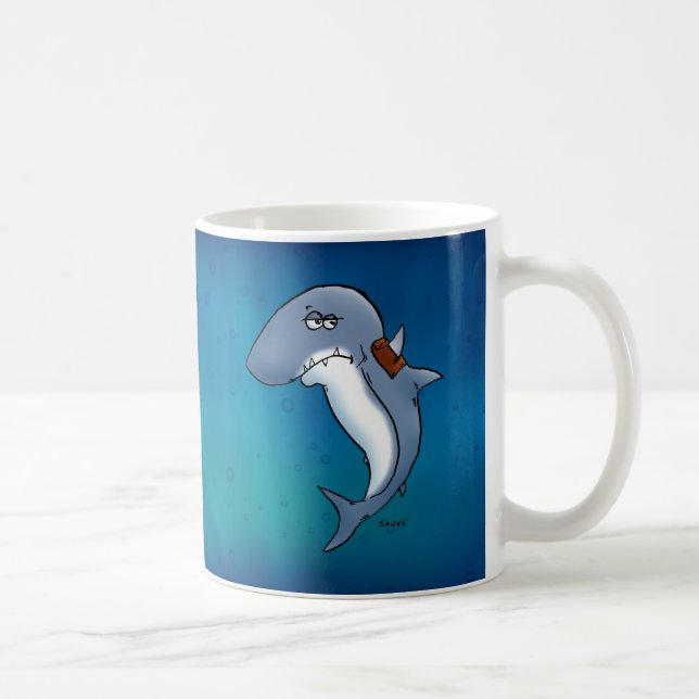Shark Is Gonna Need A Bigger Coat Coffee Mug (Right)