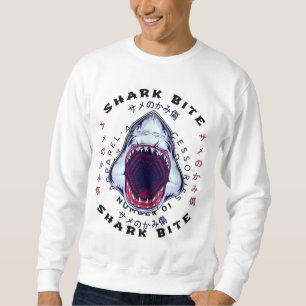 shark japanese style art cool sweatshirt
