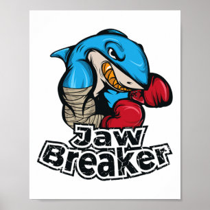 Shark Jaw Breaker Boxing Poster