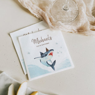 Shark Jaw-Some Invitation Napkin