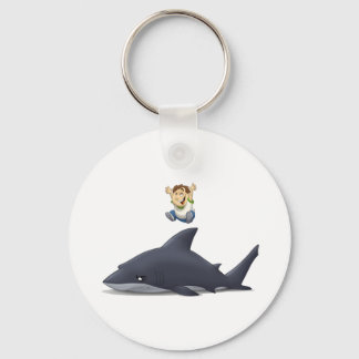 Shark Jumper Key Ring