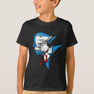 Shark Karate Ninja Martial Arts Kickboxing Jiu-jit T-Shirt