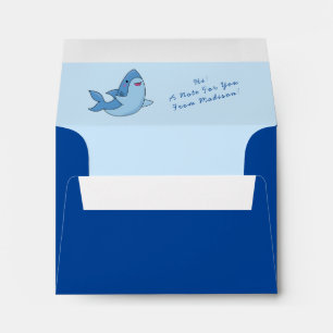 Shark Kid's Cute Kawaii Envelope
