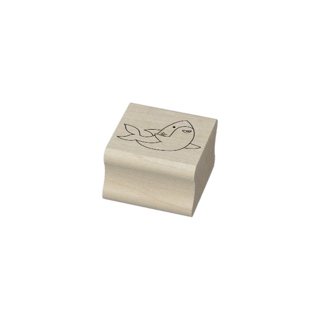 Shark Kid's Cute Kawaii Rubber Stamp (Stamp)