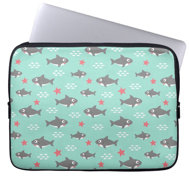Shark Laptop Sleeve (Front)