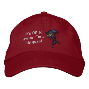Shark Life guard Embroidered Hat